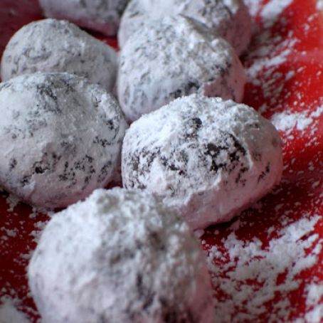 Rum & Grand Marnier Fudge Truffles