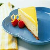 Lemon Cheesecake with Lemon Curd Topping