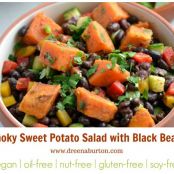 SMOKY SWEET POTATO SALAD WITH BLACK BEANS