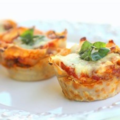 Lasagna Cupcakes