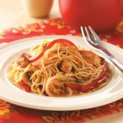 Asian Chicken and Spaghetti