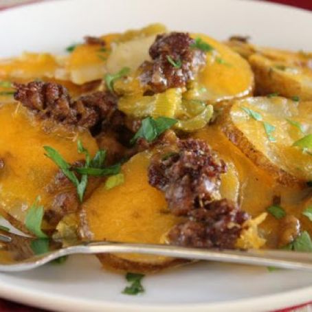 Scalloped Potato and Ground Beef Casserole