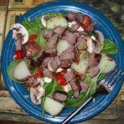 Warm Steak and Potato Salad