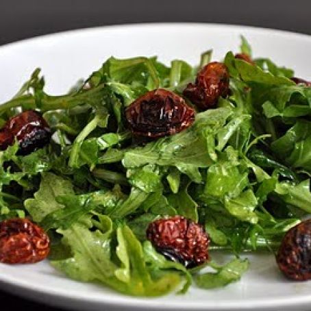 Arugula with Oven Roasted Tomatoes