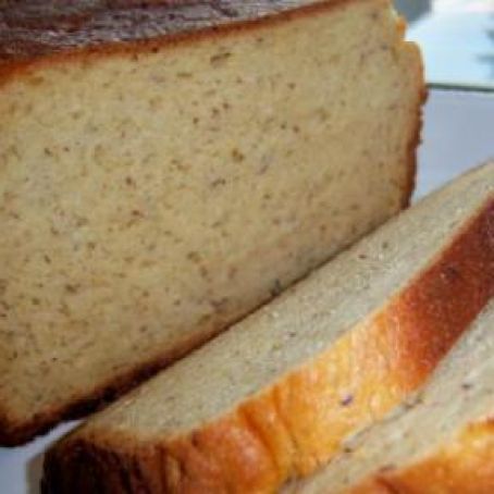 bread - gluten free caraway seed bread