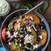 Summer Buddha Bowls with Green Goddess Tahini Dressing