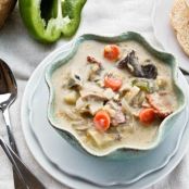 Lightened Up New England Clam Chowder