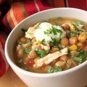 Slow cooked white chili