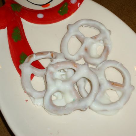 Almond Bark Covered Pretzels