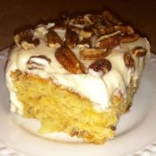 Easy Pineapple Cake w/ Cream Cheese Frosting