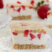 Strawberry Shortcake Cookie Bars