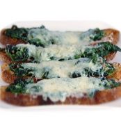 Bruschetta with Fontina and Greens