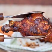 Baked Brown Sugar Chicken Wings With Roasted Red Pepper Cream Sauce