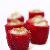 Yogurt filled Strawberries