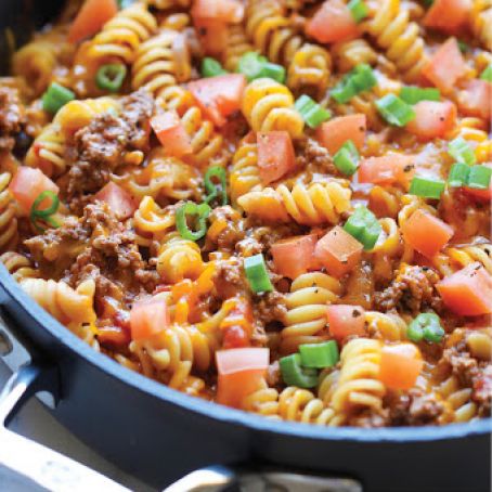 ONE POT CHEESEBURGER CASSEROLE