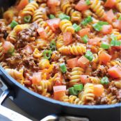 ONE POT CHEESEBURGER CASSEROLE