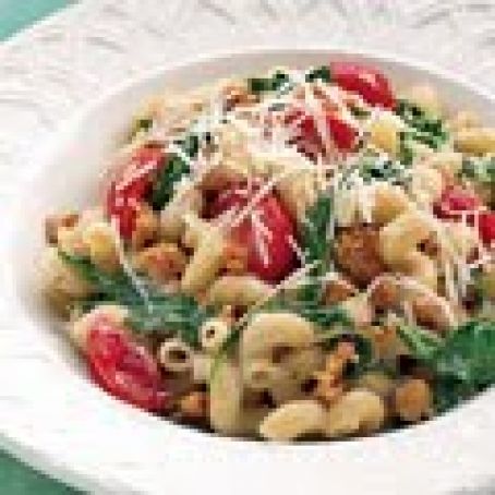 Turkey Sausage and Arugula Pasta