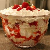 Strawberry Angel Food Trifle