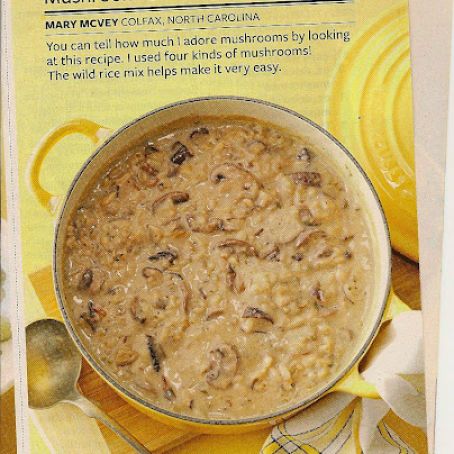 Mushroom & Wild Rice Soup