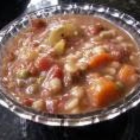 Hamburger Barley Stew (Crock Pot)