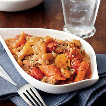 Thyme-Scented White Bean Cassoulet