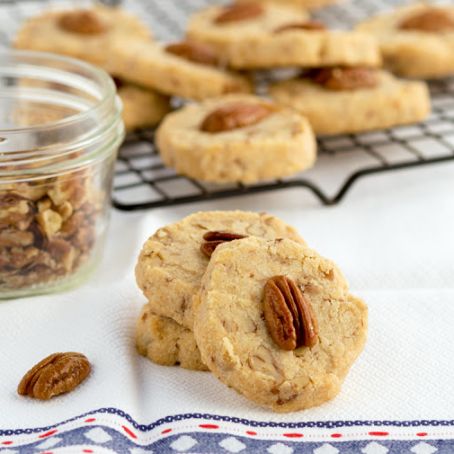 Pecan Sandie Shortbread Cookies