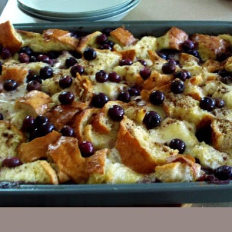 Blueberry French Toast Casserole
