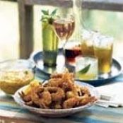 Crispy Coconut and Plantain Shrimp with Tropical Salsa