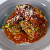 Mom's Stuffed Cabbage with Pancetta and Pecorino Romano