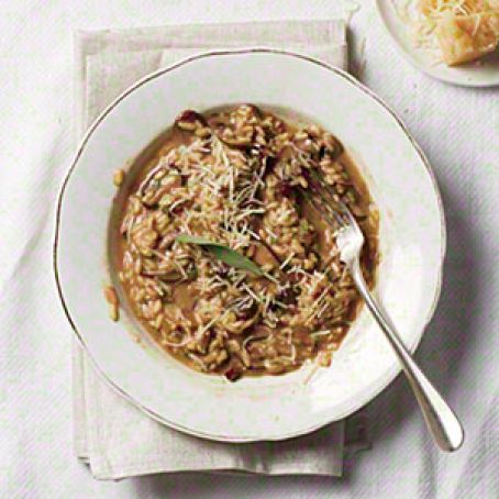 Mushroom and Roasted Garlic Risotto