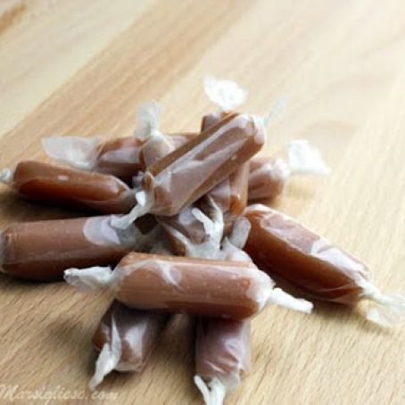 Pumpkin Spiced Soft Caramels