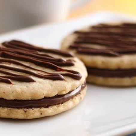 Chocolate Hazelnut Sandwich Cookies