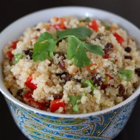 Lime-Cilantro Quinoa Salad (pronounced keen-wah)