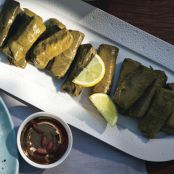 Grapes Leaves with Bulgar and Mint