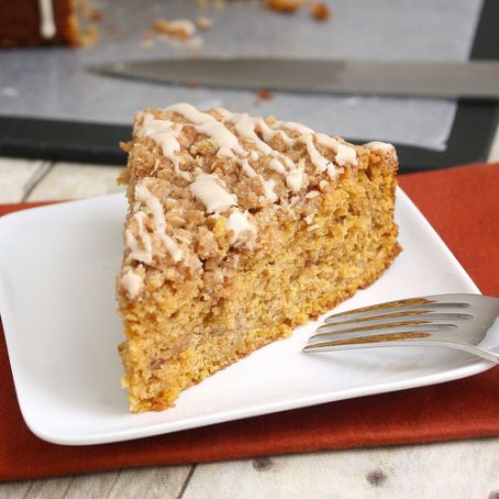 Pumpkin Streusel Coffee Cake