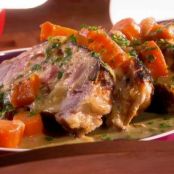 Pork Roast Stuffed with Ham and Cheese