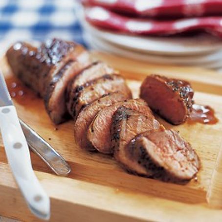 Spicy Glazed Pork Tenderloin