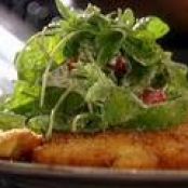 Chicken Paillard with Creamy Parmesan Salad