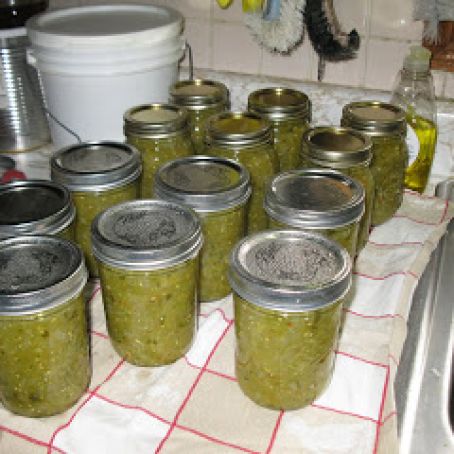 Not Quite Fried Green Tomato Salsa