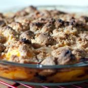 Peach Crisp with Brown Butter Crumble