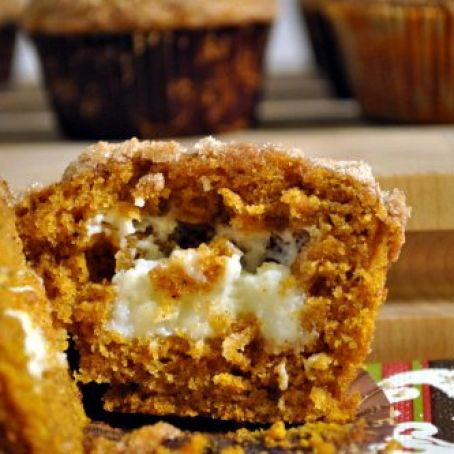 Pumpkin Cream Cheese Muffins | Full Fork Ahead
