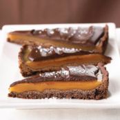 Bittersweet Chocolate Caramel Tart