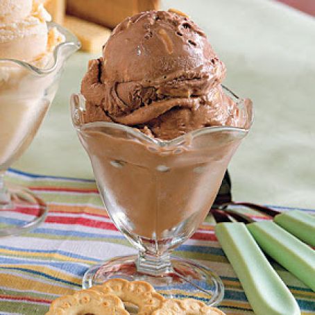 No-Cook Chocolate-Almond Ice Cream