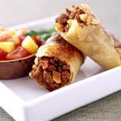 Picadillo Egg Rolls