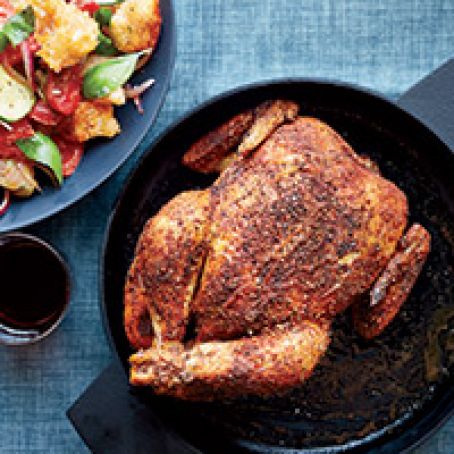 Roast Chicken with Panzanella