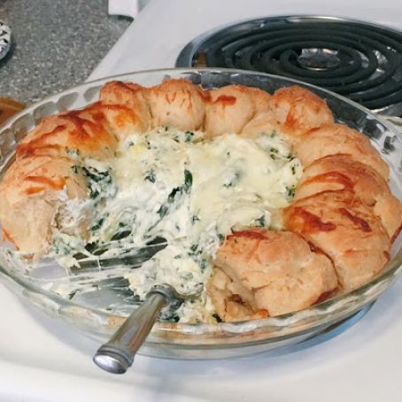 Spinach & Artichoke dough ball ring