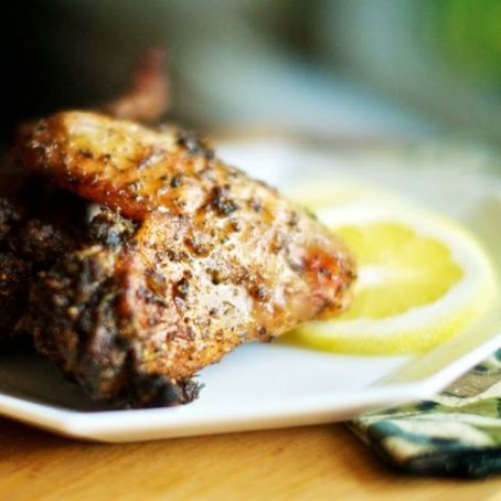 Grilled Lemon-Pepper Chicken Wings