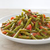 Mediterranean Braised Green Beans