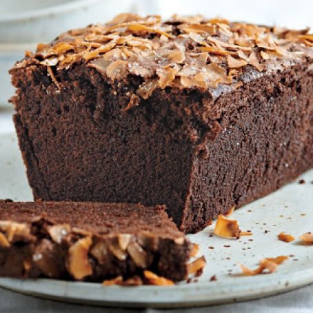 CHOCOLATE-COCONUT POUND CAKE