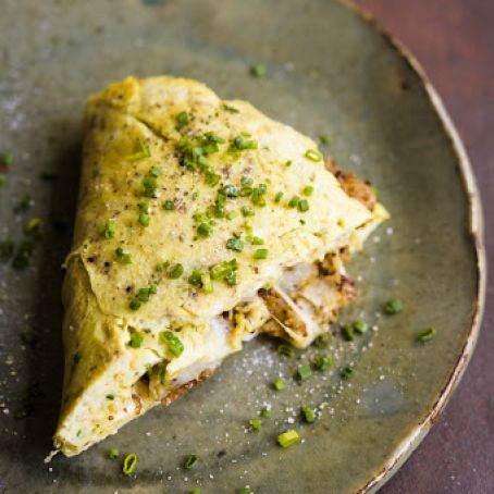 Gruyere and Chive Omelet